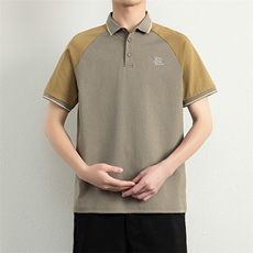 无影墙夏季短袖男刺绣翻领POLO衫T恤宽松休闲半袖上衣YD3303-P38，男装Polo衫，星座310B-3