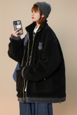 冬款加绒加厚棉衣外套中性风羊羔绒时尚棉服男士8843-P110控价138，男装棉衣，电商A441-1