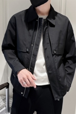 秋季轻熟抖音小伙青年纯色休闲夹克店主风A236-JK5099-P115，男装夹克，电商A236