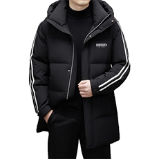 DJ2262钱塘2020-3中年男士冬季厚款商务休闲连帽羽绒服P330，男装羽绒服，钱塘207-3