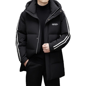 DJ2262钱塘2020-3中年男士冬季厚款商务休闲连帽羽绒服P330图片