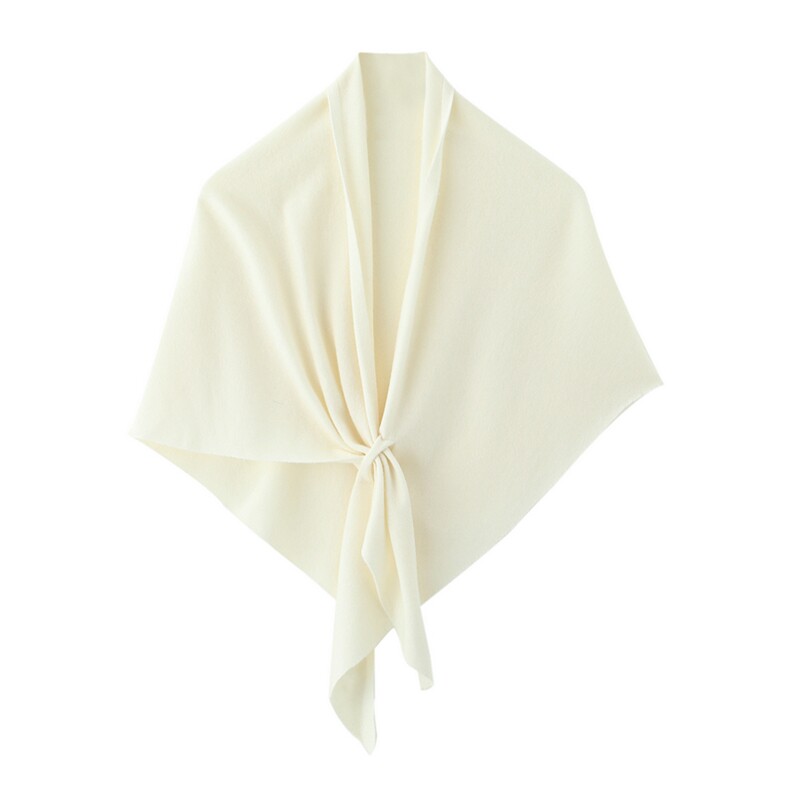 2025年秋季新款加长三角针织羊毛披肩时尚休闲通勤百搭，披肩，朝思羊绒