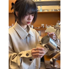 小麂皮绒超柔软夹棉棉衣外套老钱风D328-JP01-P128，男装棉衣，电商D328