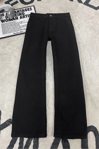 B221 美式ins高街黑牛修身微喇弹力牛仔裤 LK25596-特P21控49图片