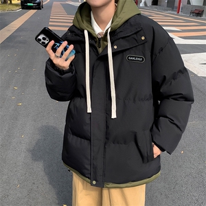 冬季美式复古潮牌棉衣外套日系cityboy假两件棉服男士 W7967-P80图片