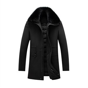 2023冬季新款外套中年爸爸脱卸内胆羽绒服时尚冬装SFT81568-P360，男装羽绒服，电商B212（原钱塘6029）