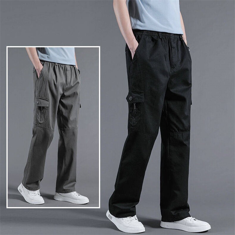 春秋季休闲裤男士厚款宽松直筒商务免烫冬款男士长裤子-831p50，男装西裤，星座1706