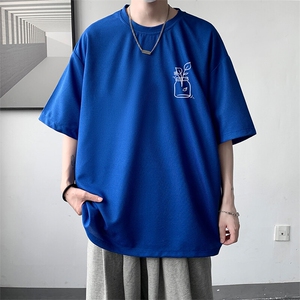 华夫格t恤男短袖男大码五分袖 大皂风 HT73430-P22图片