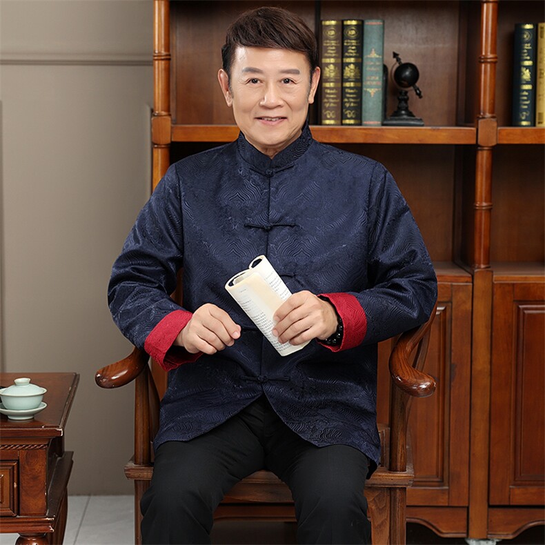 2024高品质主推春款风唐装外套男装中老年中式复古盘扣夹克,男装夹克,钱塘723
