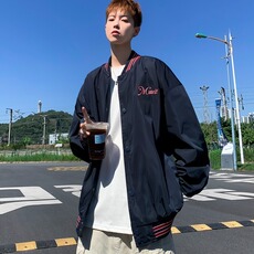 棒球服夹克男士韩版流宽松刺绣潮牌2024秋冬新款ins外套W5920-P54，男装夹克，星座412-3
