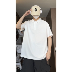 PL9001-P20-控39-大量现货POLO衫男短袖T恤潮牌纯色翻领透气网眼图片