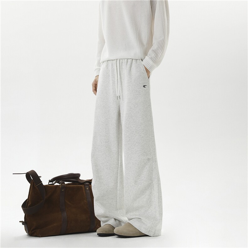 数据款现货2025春款65%棉卫裤男长裤直筒裤子特P45控78，男装休闲裤，电商D205