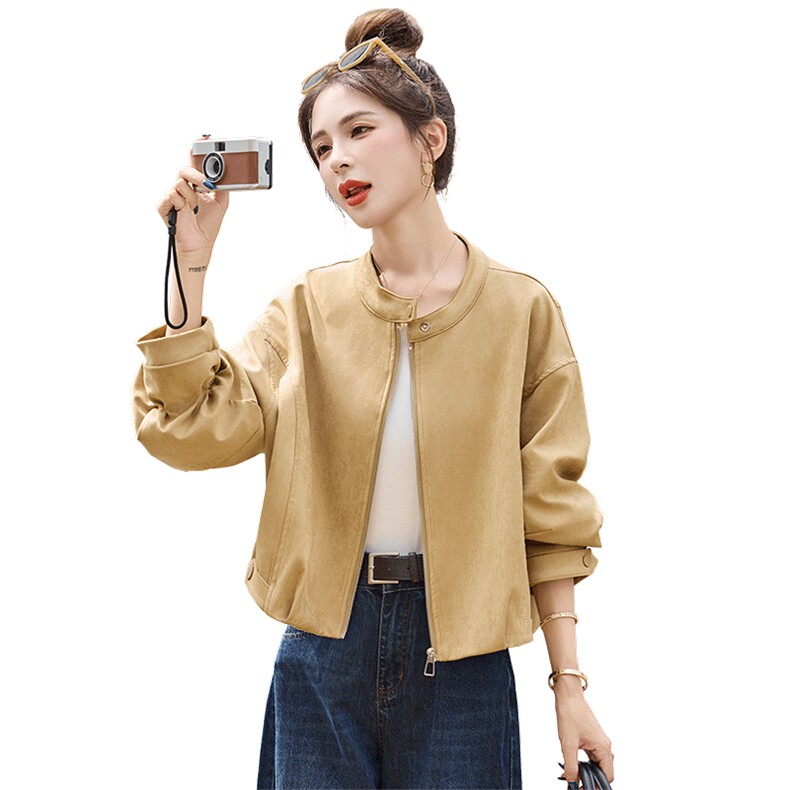 休闲短外套女小个子秋季2025新款高级感时尚减龄百搭上衣,女装短外套,浙宝029