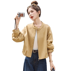 休闲短外套女小个子秋季2025新款高级感时尚减龄百搭上衣，女装短外套，浙宝029