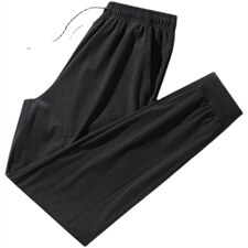 A219跑量款夏季男士休闲纯色九分裤时尚透气薄款弹力裤子P35图片