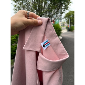 棉纯棉衬衫成衣水洗休闲衬衫男女宽松纯色衬衣 GC27-P35图片