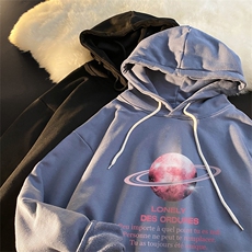 WY2184-P35加绒款-P40纯棉连帽卫衣男大码运动帽衫宽松薄外套男，男装卫衣，电商A040