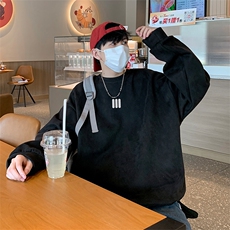 港风供抖音得物高品质直播美式麂皮绒宽松卫衣W3505P38，男装卫衣，电商C408(原B339-1)
