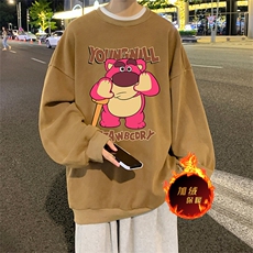 直播品质500克重磅美式做旧水洗卫衣H1339-常规特P45-加绒特P55，男装卫衣，电商A486