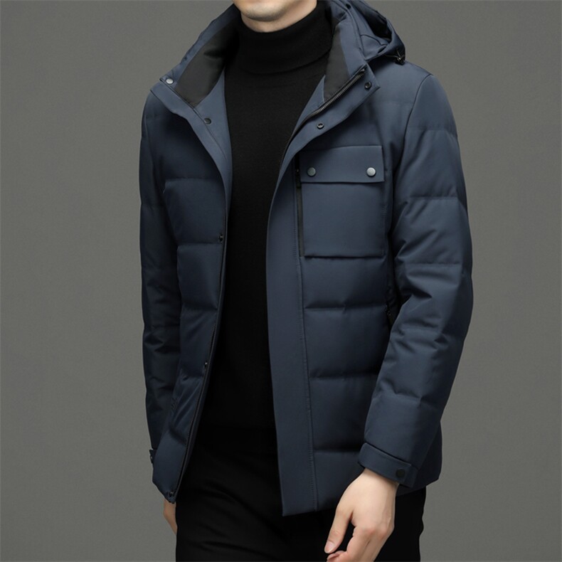 CSYR97689钱塘2020-2冬季厚款商务休闲有帽中年男士羽绒服P240图片