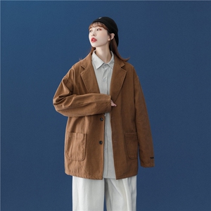 25新款字母刺绣西装纯棉情侣休闲西服 9001/P95 118图片