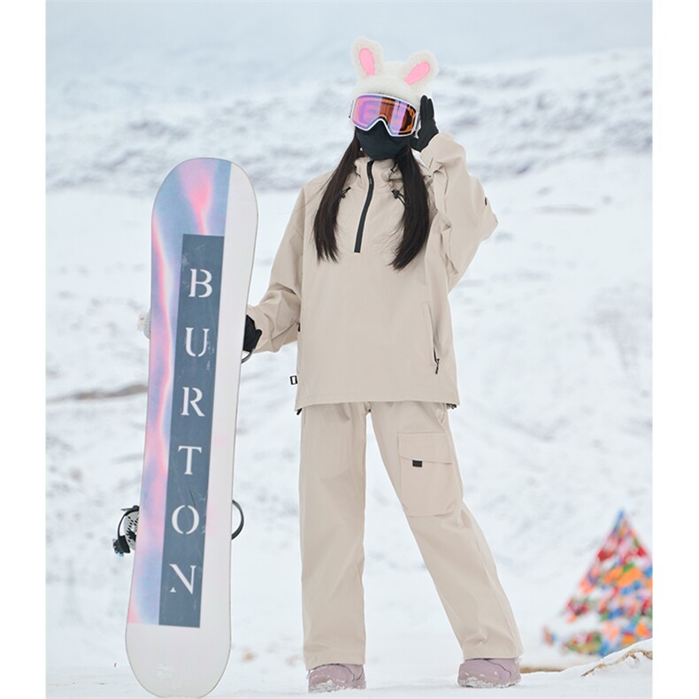 春季防风防水俩件套装滑雪服套装情侣款中性风保暖外套TZ033-P220，男装休闲套装，电商A001