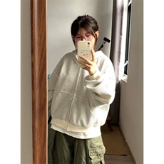 原版小狗刺绣开衫条纹卫衣ZW0140-常规特批45加绒50，男装卫衣，星座313A(原308A-2)