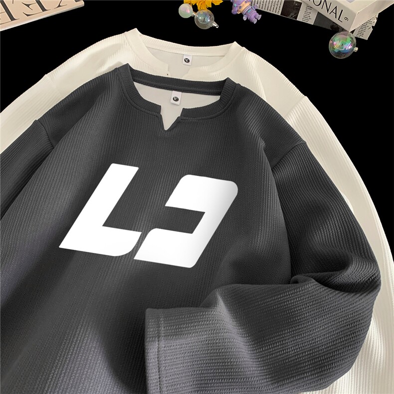 大图自动【有货】V领卫衣C403A-CT25110V-P35，男装卫衣，电商C403A