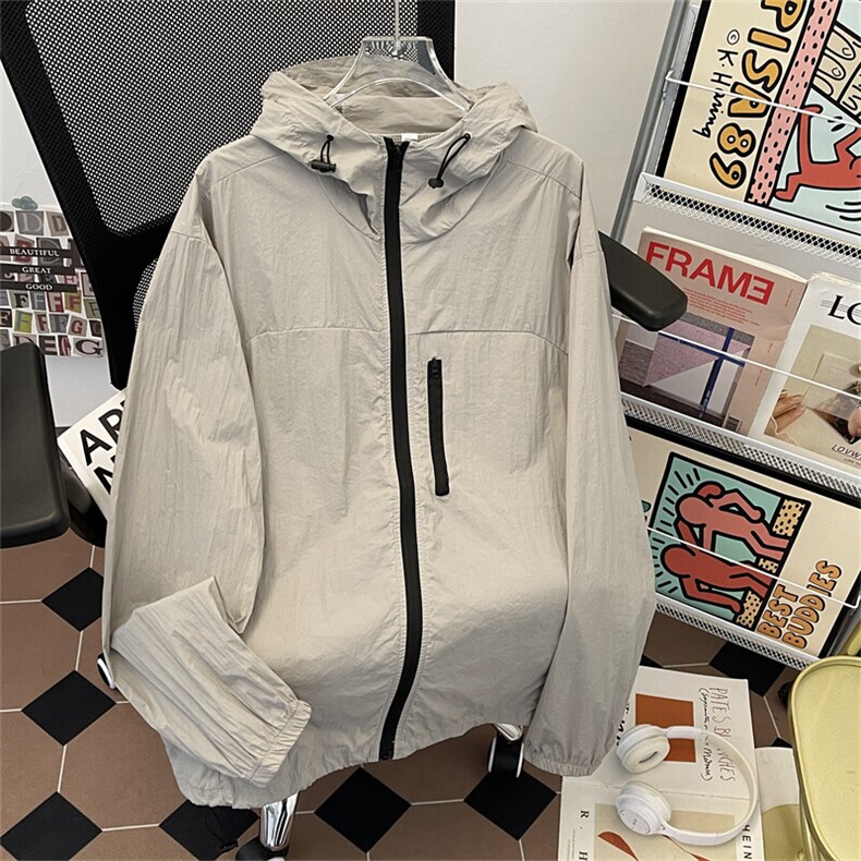 防晒衣超薄透气夏季宽松帅气情侣夹克衫休闲空调服TY155P42,男装夹克,星座1013-1