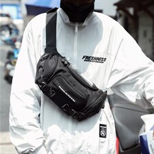 新款时尚女潮牌腰包胸包防盗收银包户外男腰包，鞋类箱包男包，星座510A-2