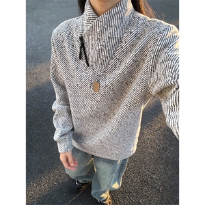 (有原版亮片)美式条纹交叉V领卫衣XZ514-2-HWY70-常规P25 加绒P30，男装卫衣，星座514-2(原B239)