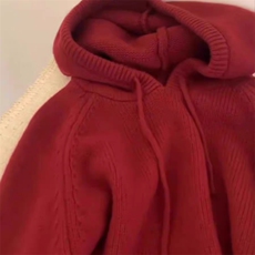 2025年秋季时尚百搭通勤简约休闲插肩连帽，女装羊毛衫，旭驰羊绒