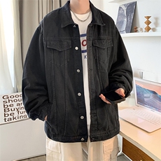 直播品质美式高街扎染印花复古水洗牛仔衣潮流夹克外套NZ09特65，男装夹克，电商A486