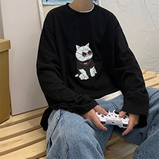 TX3044-P28纯长袖t恤男大码圆领半袖打底衫，男装T恤，电商A040