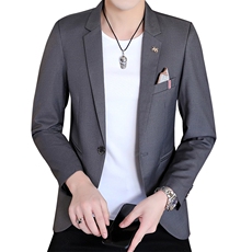 秋季新宽松百搭英伦休闲单西服男韩版潮流西装外套上衣S2008，男装西服，星座509