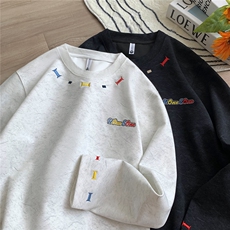 主推款 250克春季重磅砂洗做旧刺绣天丝棉长袖T恤JF412-特P45控78,男装T恤,电商A422-1,电商基地 主推款 250克春季重磅砂洗做旧刺绣天丝棉长袖T恤JF412-特P45控78,男装T恤,电商A422-1,电商基地