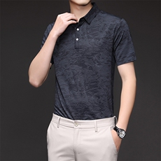 2023夏季新品保罗POLO衫男士短袖T恤商务休闲翻领半袖宽松男上衣，男装T恤，电商B212（原钱塘6029）