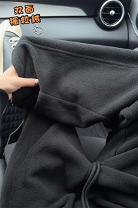 主推300g保暖舒适双面摇粒绒男宽松解构休闲卫裤K24088-特P33控65图片