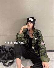 迷彩牛仔外套，其它，菲儿
