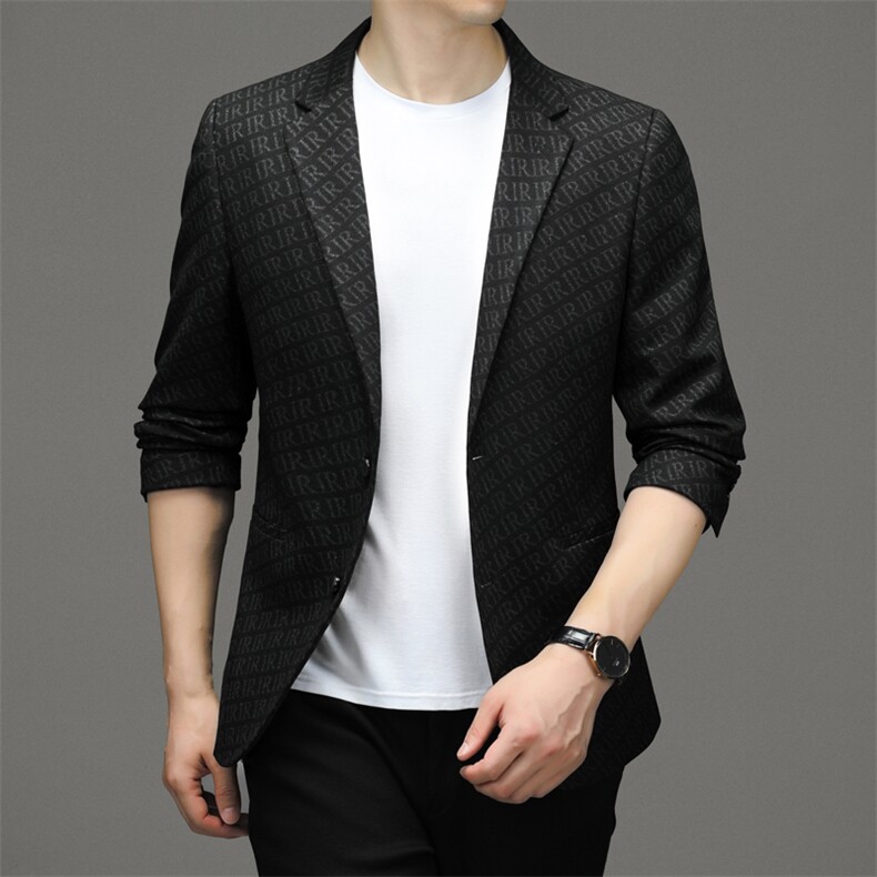 M3379-1钱塘2020-2秋季时尚潮流休闲百搭男士修身西装外套P142,男装西服,钱塘207-2