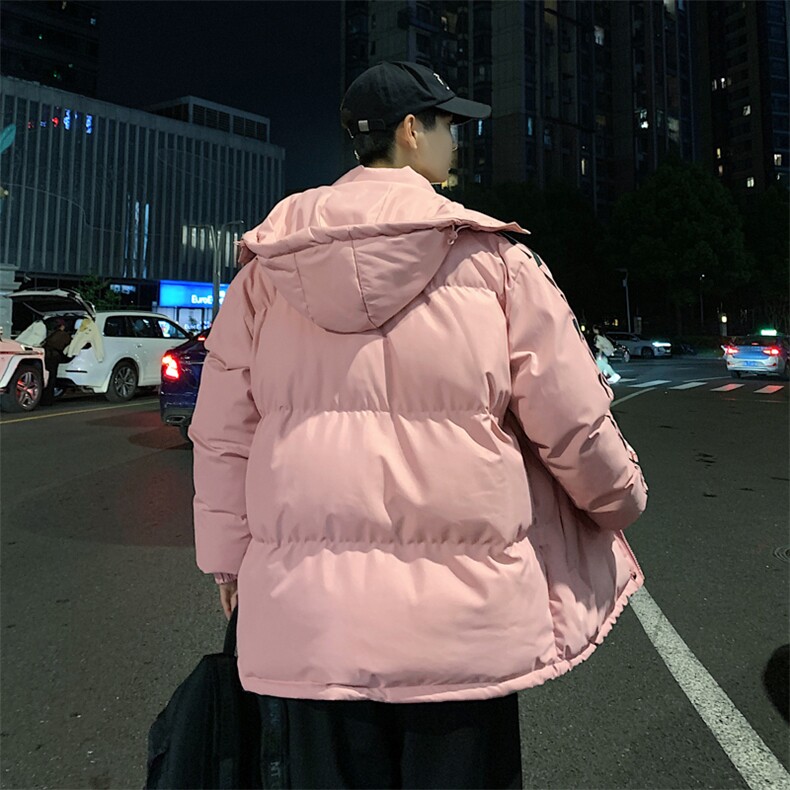 港风2026新品冬季宽松情侣装男装棉衣棉服冬装加厚外套D001-P105,男装棉衣,星座717