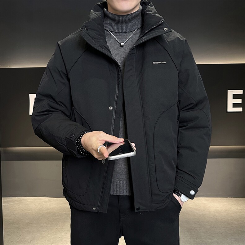L-5XLMY617-P155立领三色棉衣保暖外套男填充物石墨烯绒棉,男装棉衣,电商B321-1