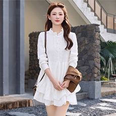 时尚潮流2026年春季时尚休闲马甲+连衣裙两件套，女装套装/套裙，江南富贵女