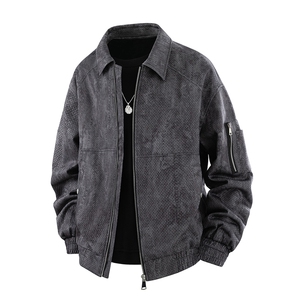 翻领夹克男士秋季2025新款潮牌痞帅休闲时尚百搭外套Q5559-P75,男装夹克,星座610（原A335）