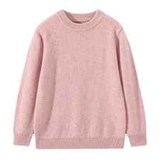 2025年新款百搭男女同款加厚七针彩点加厚保暖羊毛衫，童装儿童羊毛衫，宏杨羊绒