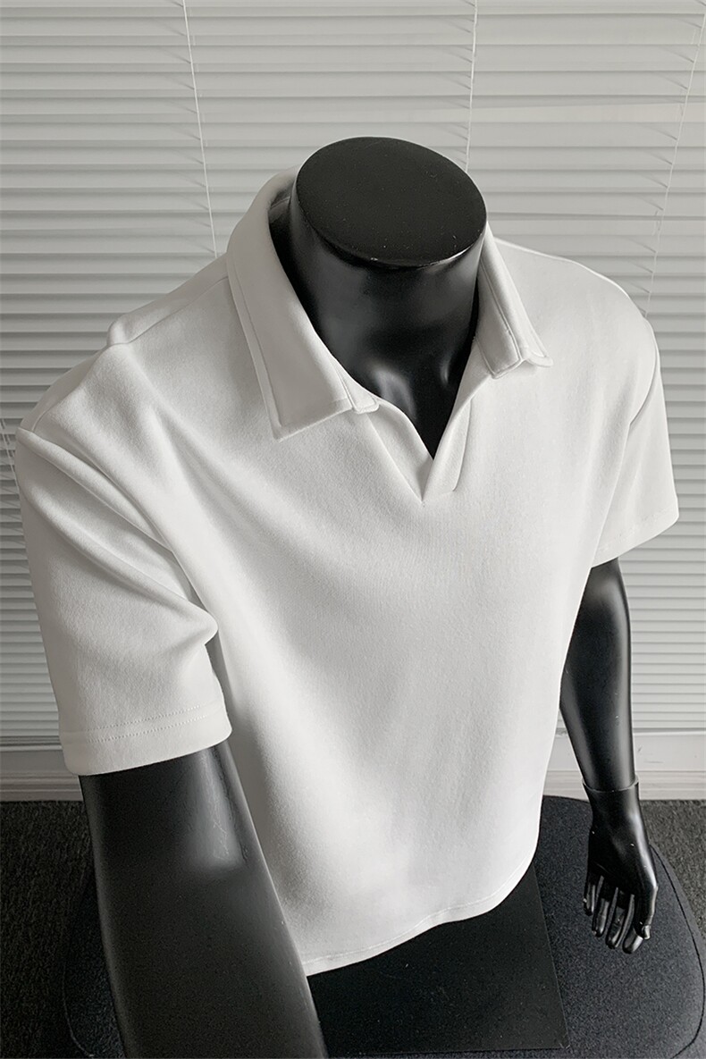 主推POLO衫夏季翻领半袖上衣cleanfit正肩海鸥领短袖t恤S442特P28,男装T恤,电商A233-1