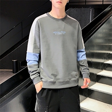 卫衣男秋季新款潮圆领帅气休闲百搭潮流宽松型打底衫上衣服P25，男装卫衣，星座217-4