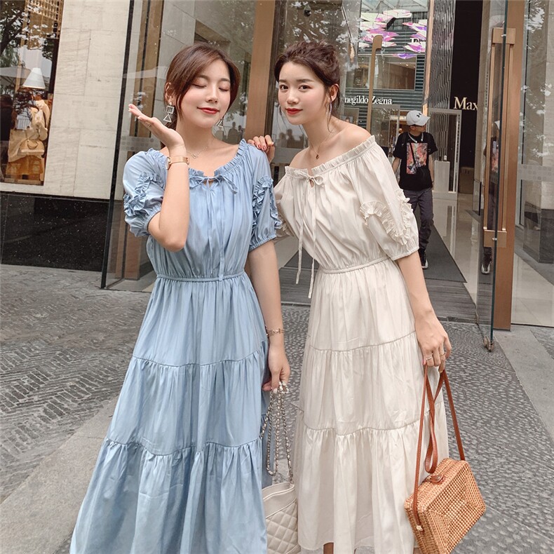 2021夏装新款长款闺蜜连衣裙浙宝012-Q536,女装连衣裙,金十上