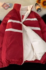 XZ213-GKMY22-P135控158抖音品质直播供货刺绣双面穿立领棉服，男装棉衣，星座213