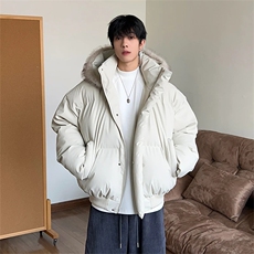现货[网图]帽子可拆卸美式短款宽松棉服外套男5D3065-TP90不，男装棉衣，电商A102